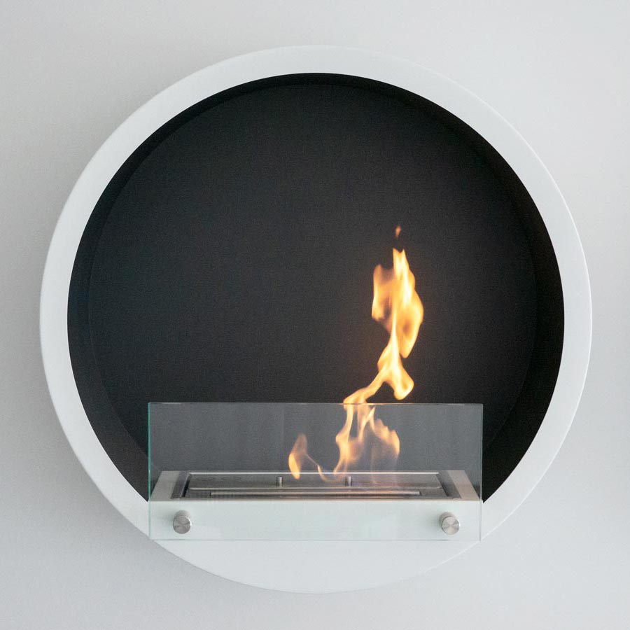 Bio-Wandkamin Installation