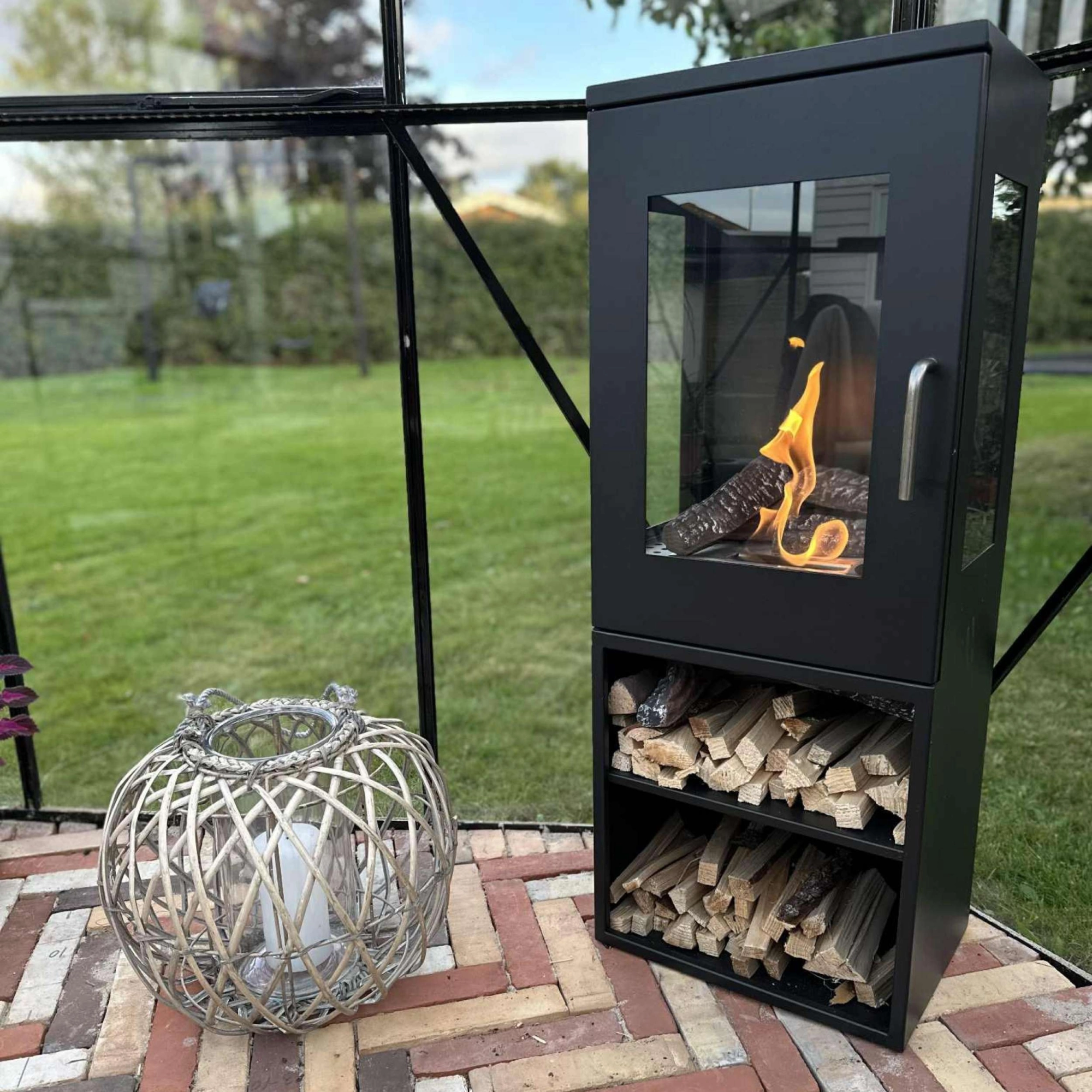 Cheyenne - Ethanol Kaminofen Schwarz