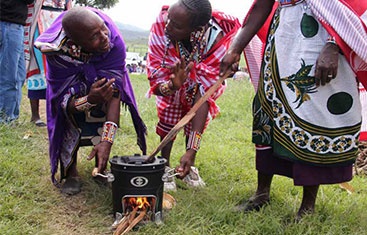 Kochherde für Maasai Gesellschaften