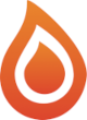 Logo DE Orange Flamme