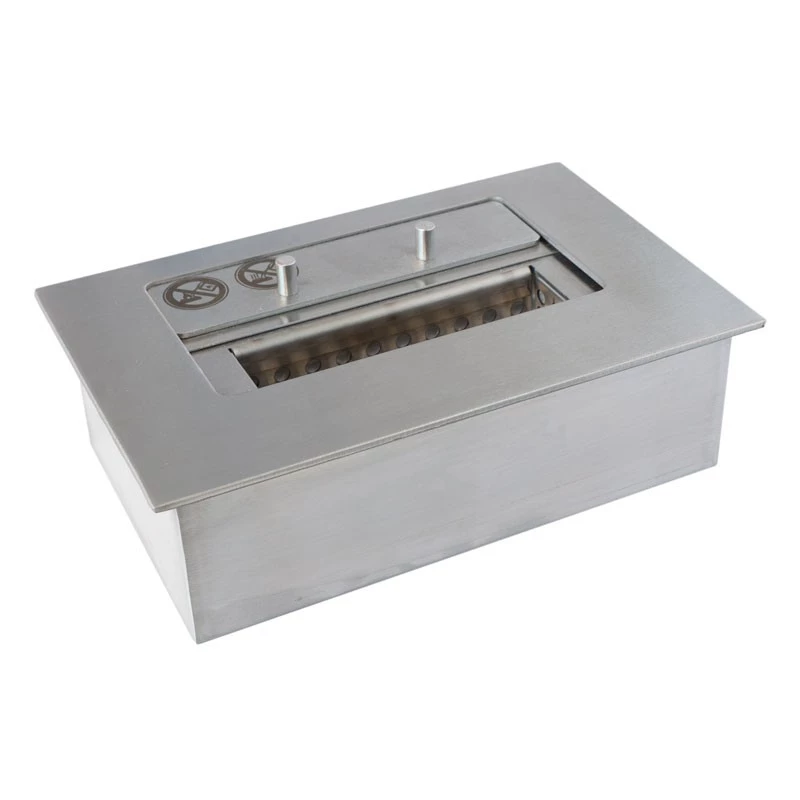 26 cm Premium Ethanol Brenner - 1,5 Liter | ScandiFlames | Manueller Bioethanol Brenner | Stahl