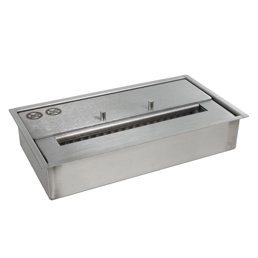 32 cm Deluxe Ethanol Brenner - 2,0 Liter | ScandiFlames | Manueller Bioethanol Brenner | Stahl