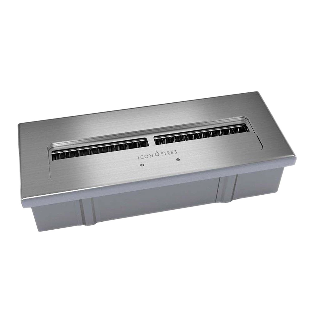 Icon Fires Mid Brenner Stahl | Icon Fires | Manueller Bioethanol Brenner | Rostfreier Stahl