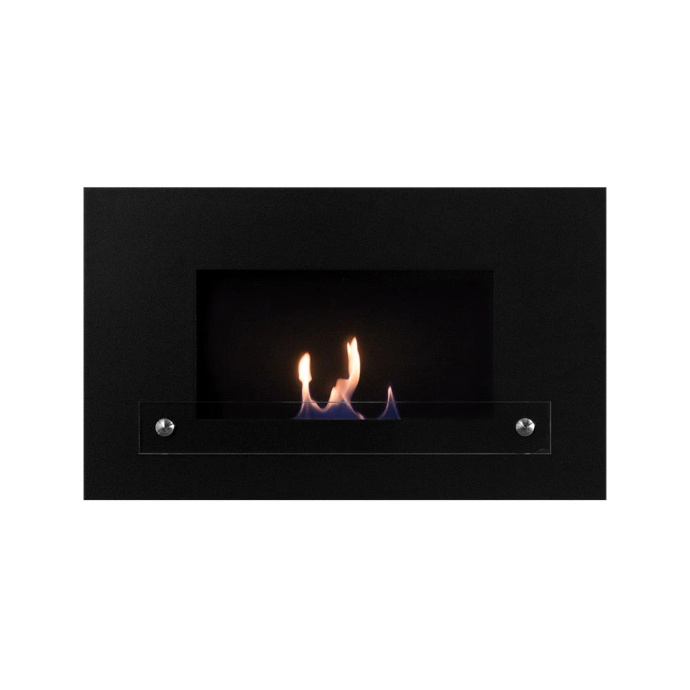 Monima Uno - Schwarz | Nordlys Denmark | Bioethanol Wandkamin | Schwarz