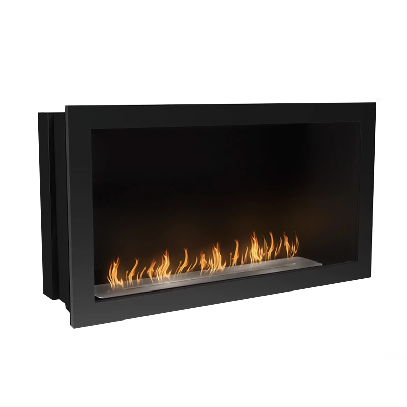 Icon Fires Slimline SFB1100 Schwarz | Icon Fires | Manueller Bioethanol Brenner | Schwarz