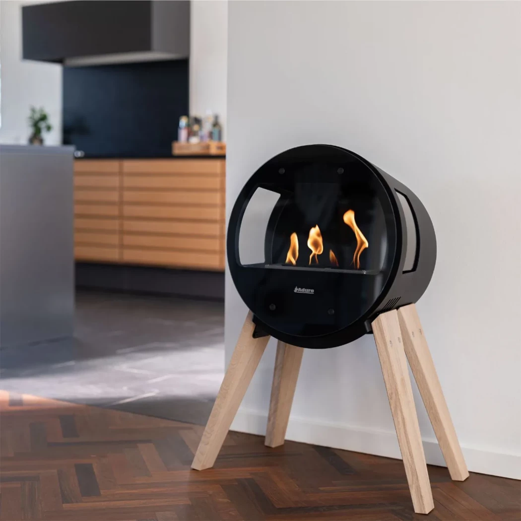 Aduro B1 - Freistehender Bioethanol Kamin | Aduro | Freistehender Ethanol Kamin | Schwarz