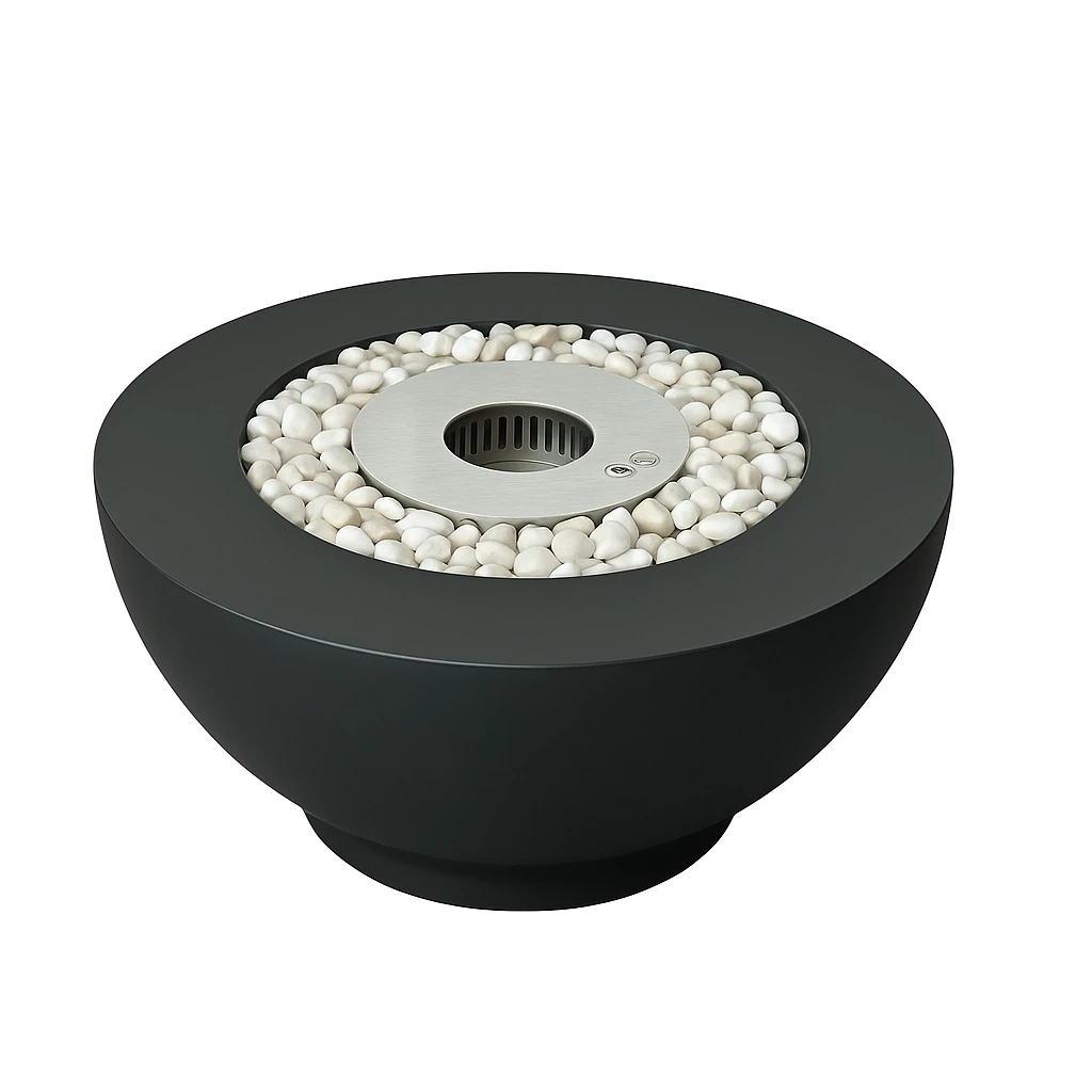 Circula Bioethanol Fire Pit | ScandiFlames | Outdoor bioethanol firepalce | Schwarz