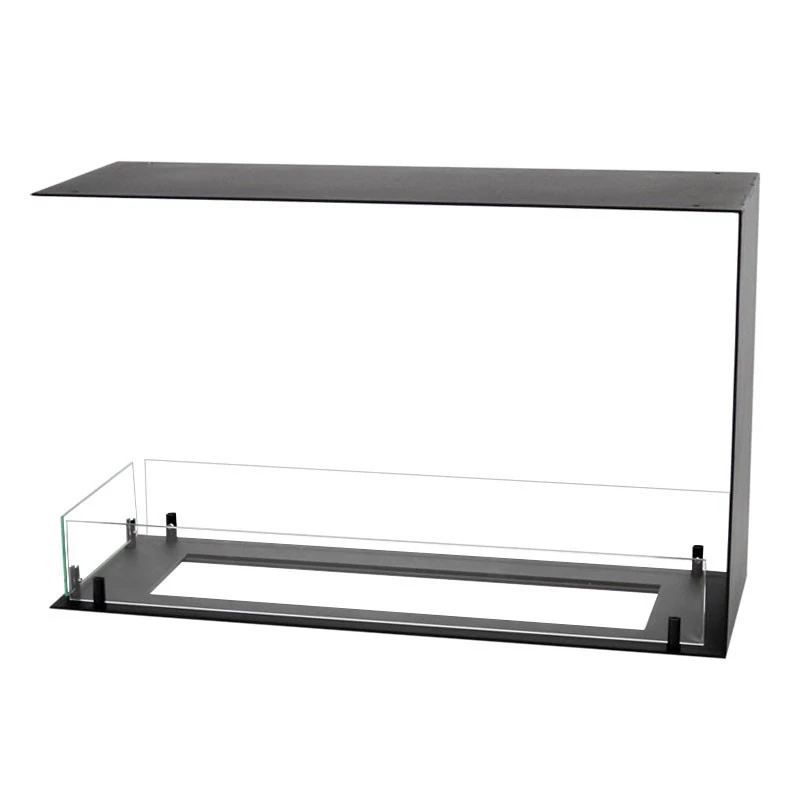 Foco Room Divider 800 Medium - Dreiseitiger Bioethanol Einbaukamin mit manuellem oder automatischem Brenner