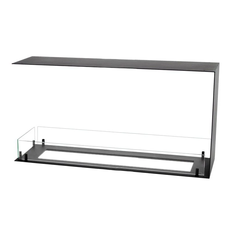 Foco Room Divider 1100 Medium | Foco | 3-seitiger Ethanol Einbaukamin | Schwarz