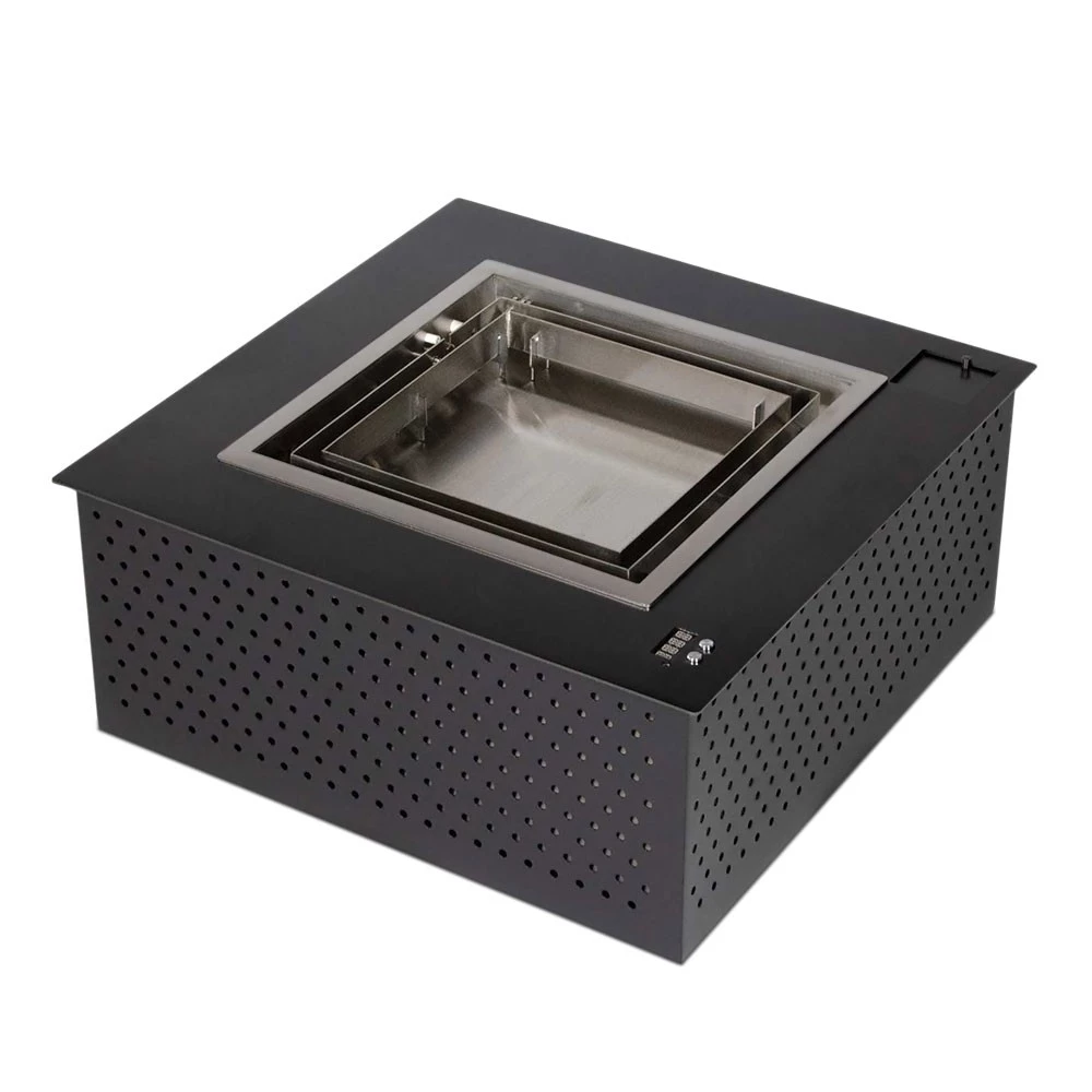Automatischer Brenner 50 cm | | Automatischer Ethanol Brenner | Gold , Schwarz , Rostfreier Stahl