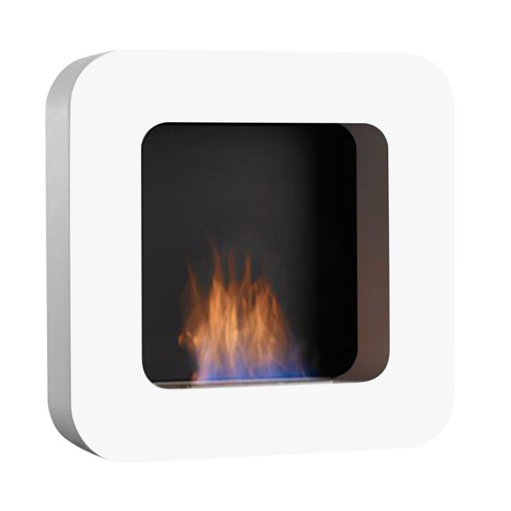 Safretti Curva BL - Weiß | Safretti | Bioethanol Wandkamin | Weiß