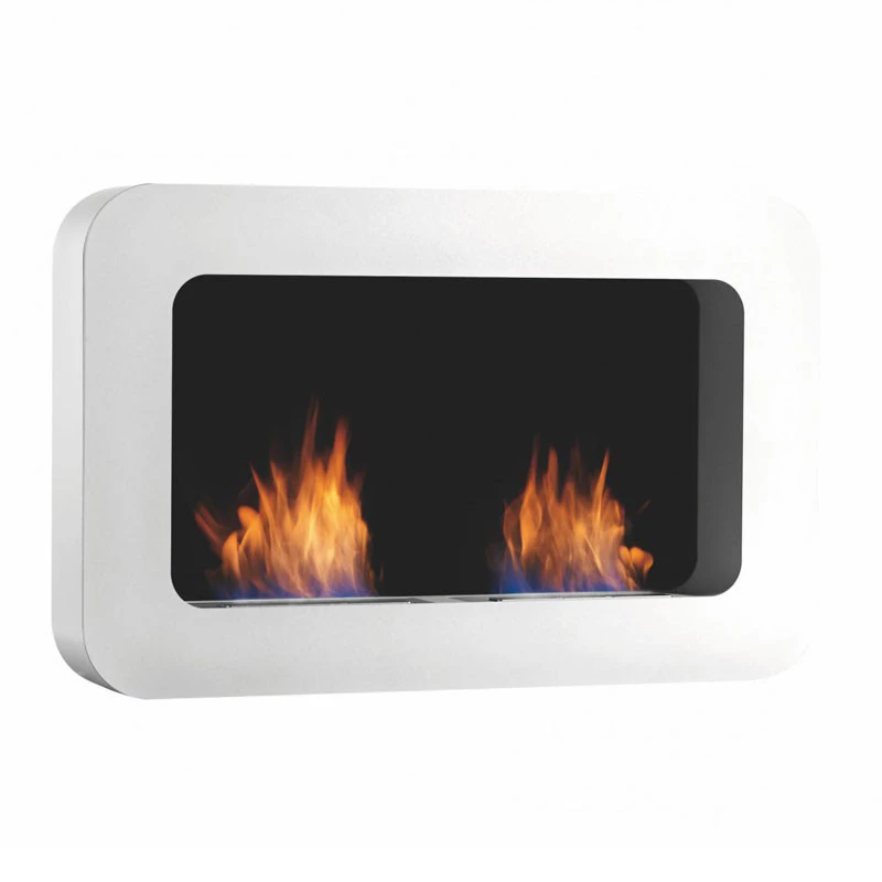 Safretti Curva DL - Weiß | Safretti | Bioethanol Wandkamin | Weiß