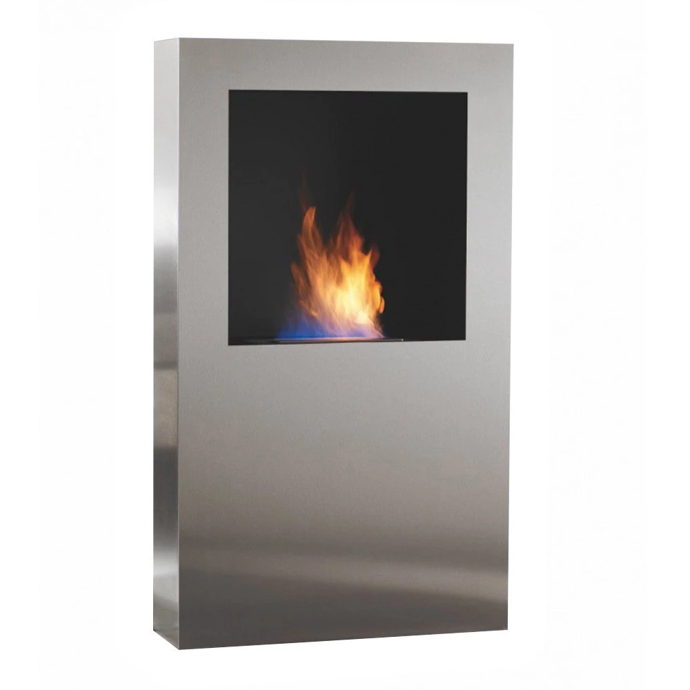 Safretti Cubico XL | Safretti | Freistehender Ethanol Kamin | Gebürsteter Stahl