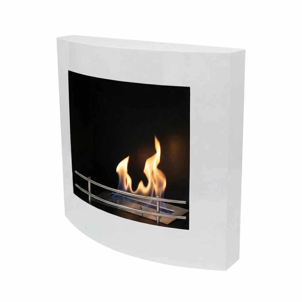 Bio-Wandkamin - Weiß | ScandiFlames | Bioethanol Wandkamin | Weiß