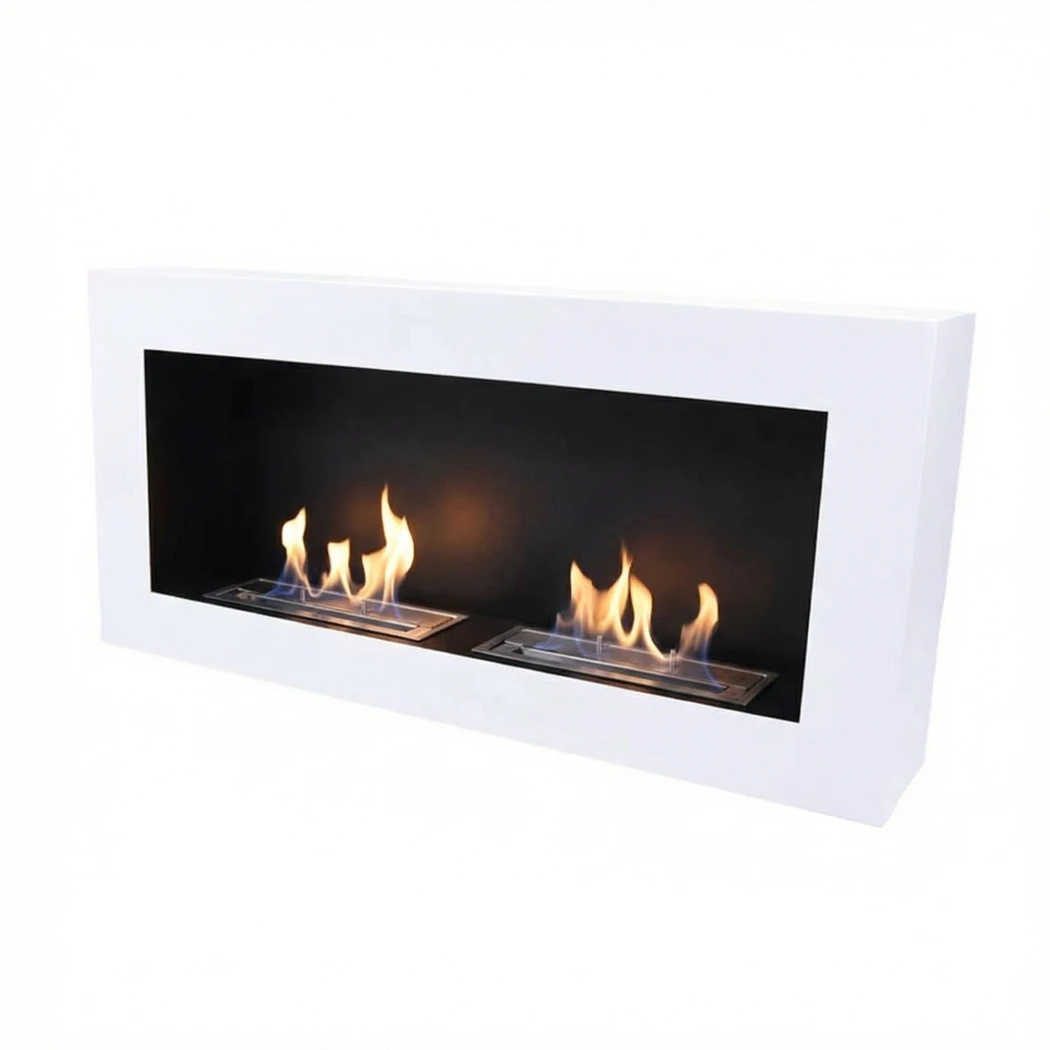 Bio-Wandkamin - Weiß | ScandiFlames | Bioethanol Wandkamin | Weiß