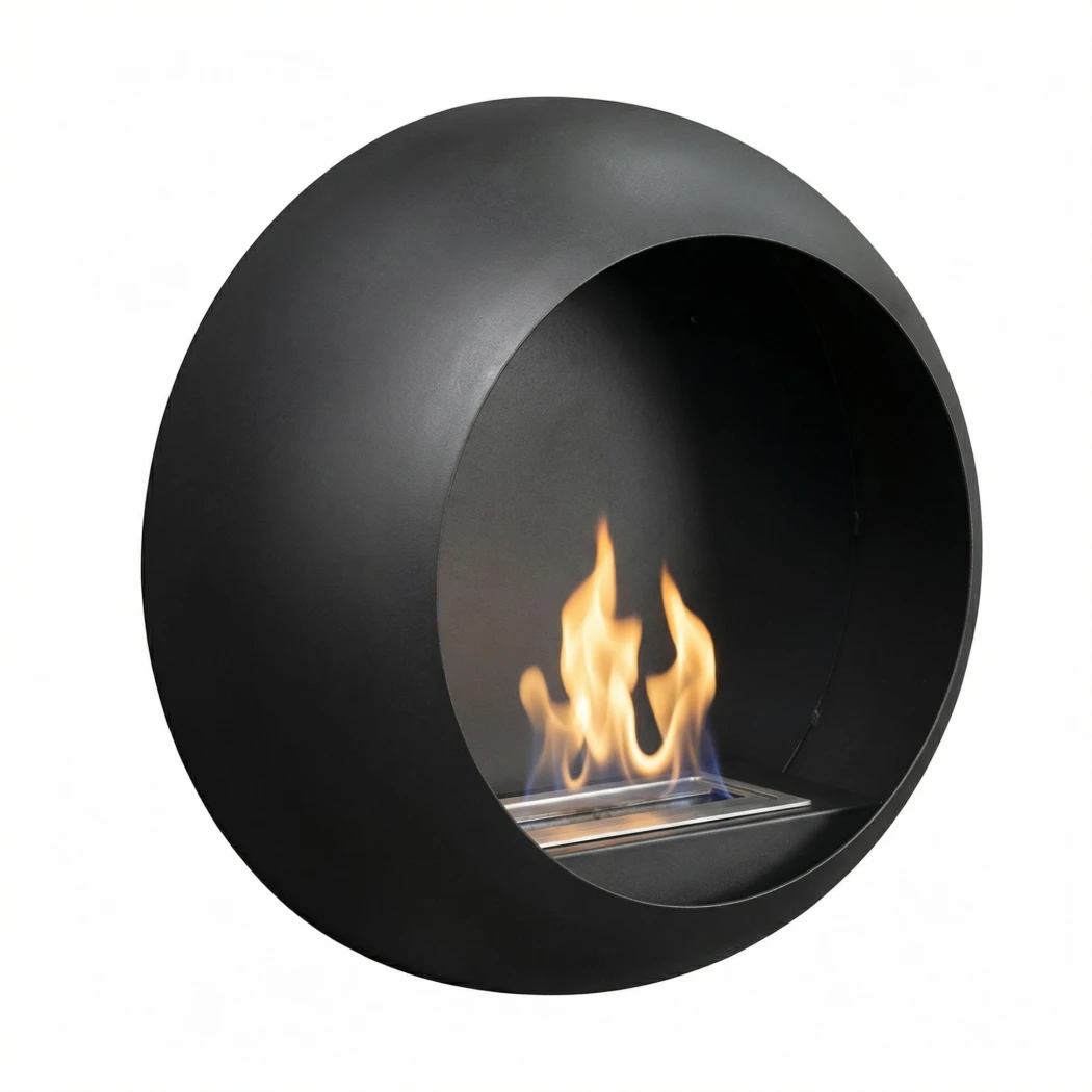 Colorado - Bioethanol Wandkamin | ScandiFlames | Bioethanol Wandkamin | Schwarz