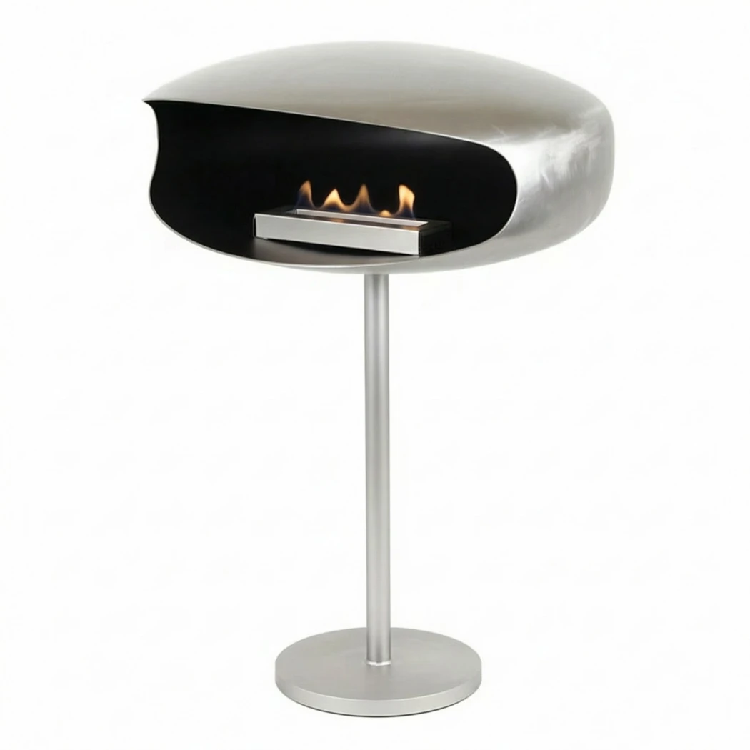 Hein & Haugaard UFO-60 Bio-Kamin aus Stahl - Handgefertigtes Danish design - 6 Stunden Brenndauer