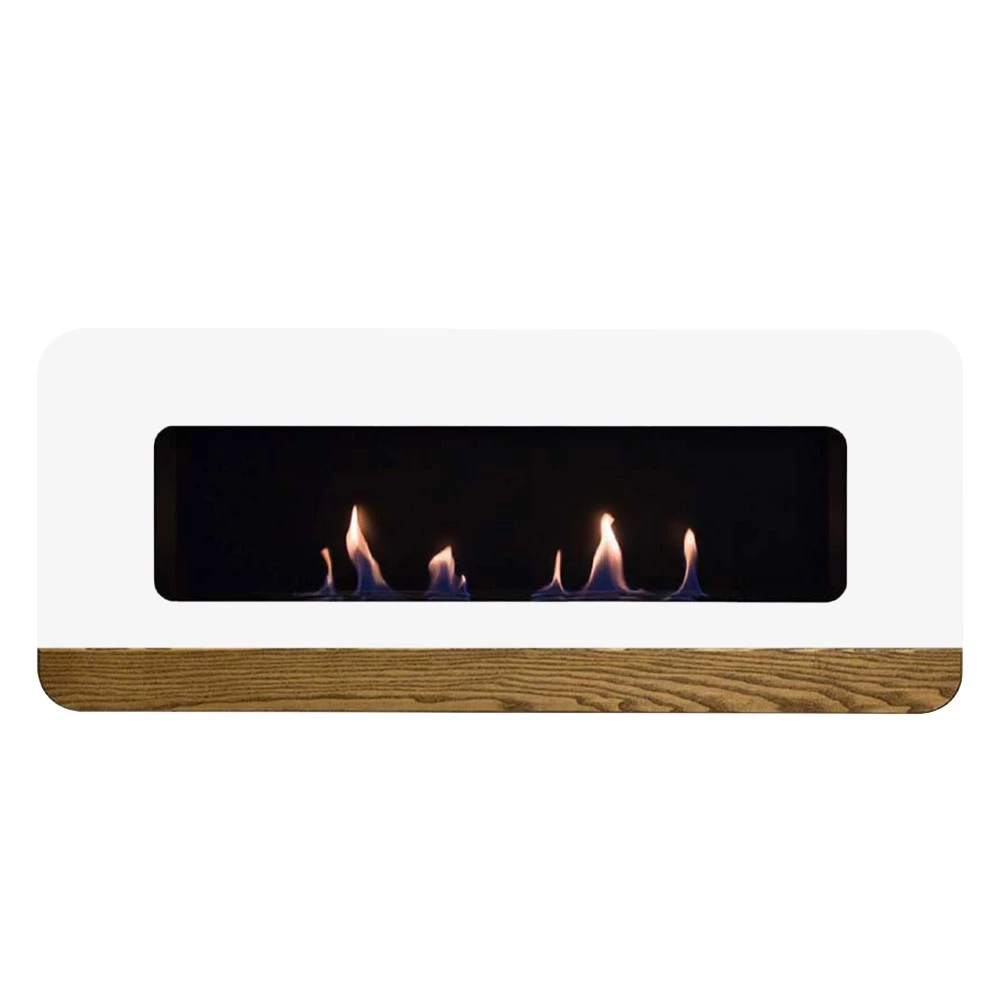 Cora Duo - Weiß | Nordlys Denmark | Bioethanol Wandkamin | Weiß