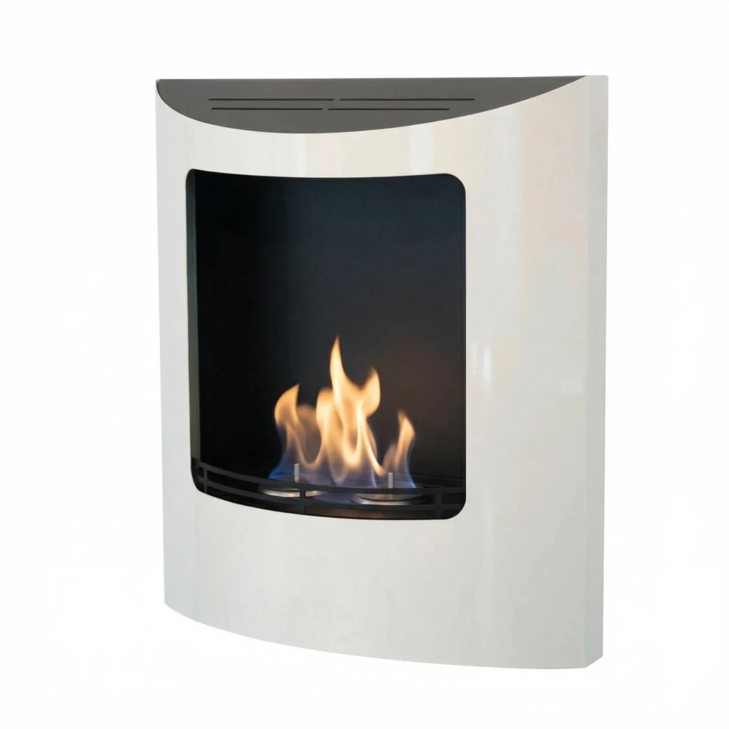 Retra Duo - Weiß | Nordlys Denmark | Bioethanol Wandkamin | Weiß