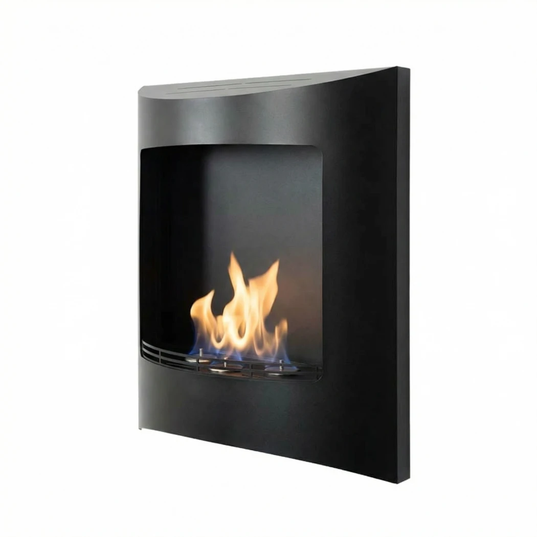 Retra Trio - Schwarz | Nordlys Denmark | Bioethanol Wandkamin | Schwarz