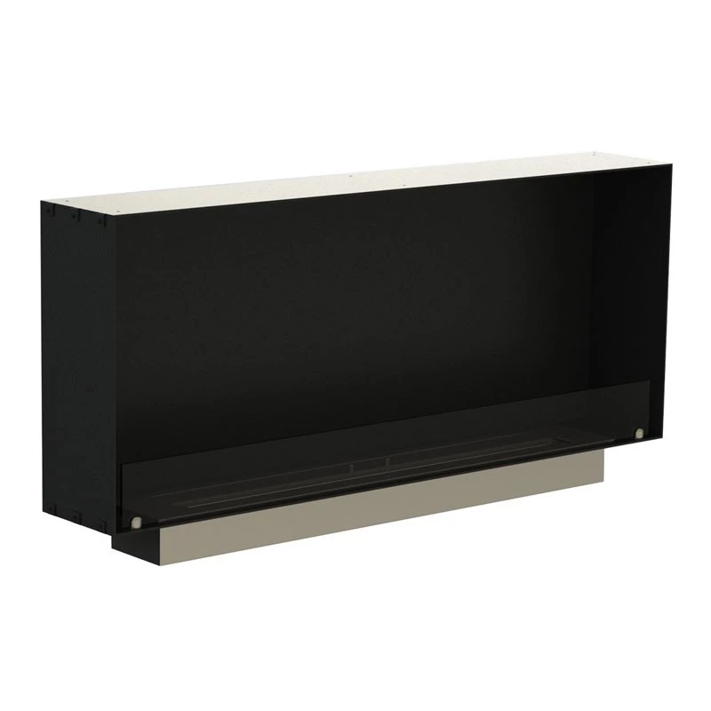 Foco One 1200 Slim – Platzsparender Bioethanol Einbaukamin – Schlankes Design – Kein Schornstein notwendig