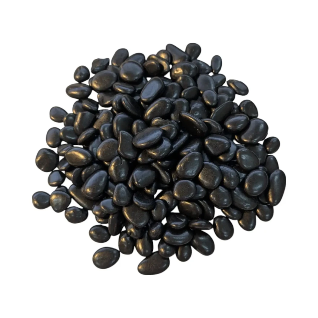 Schwarze Dekorationssteine - 5 kg | | Ethanol Kamin Zubehör | Schwarz