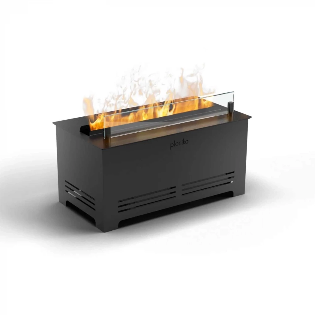 Cloudy – Wasserdampfkamin | Planika Fires | Wasserdampf Brenner | Schwarz
