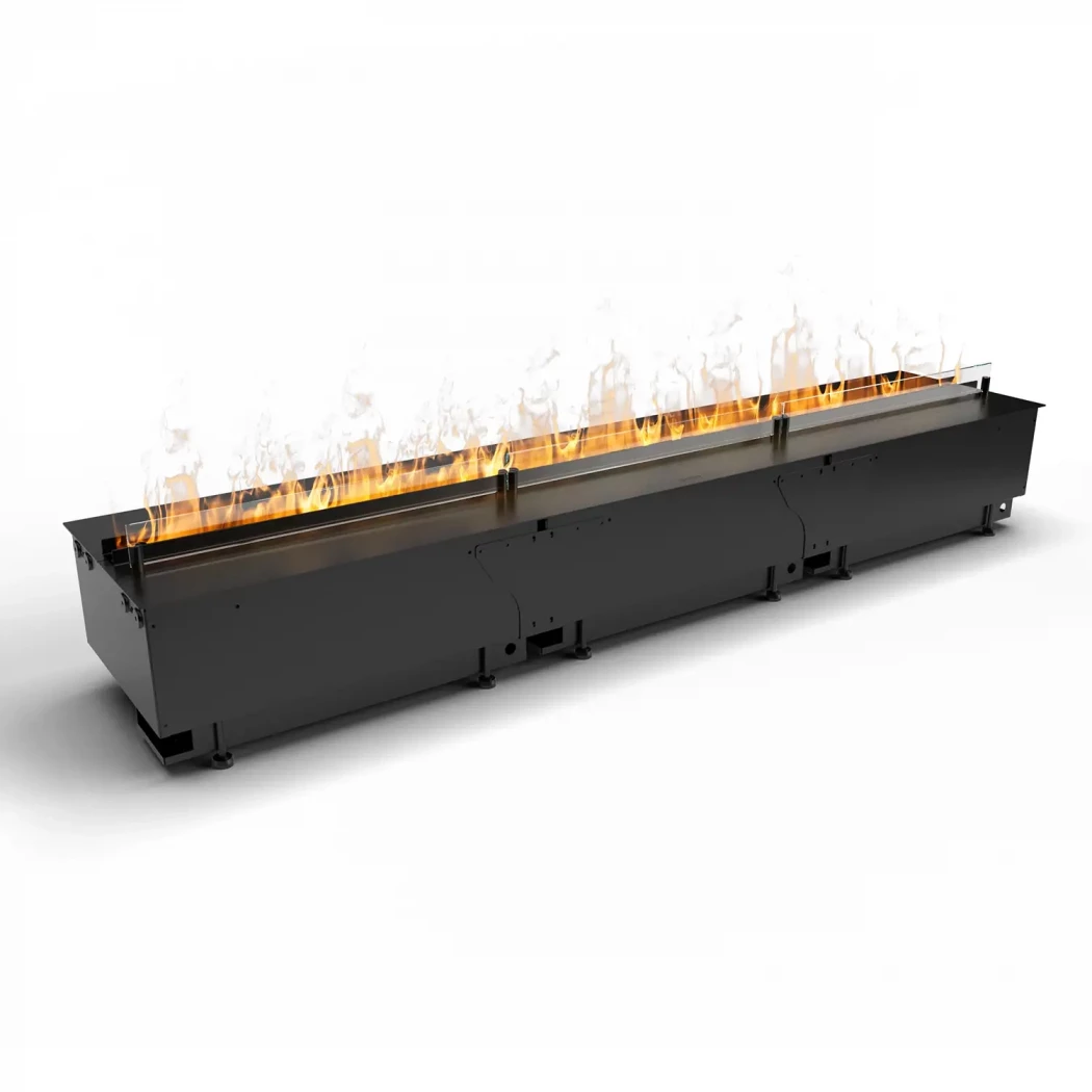 Cool Flame 1500 Pro Einsatz | Planika Fires | Wasserdampf Brenner | Schwarz