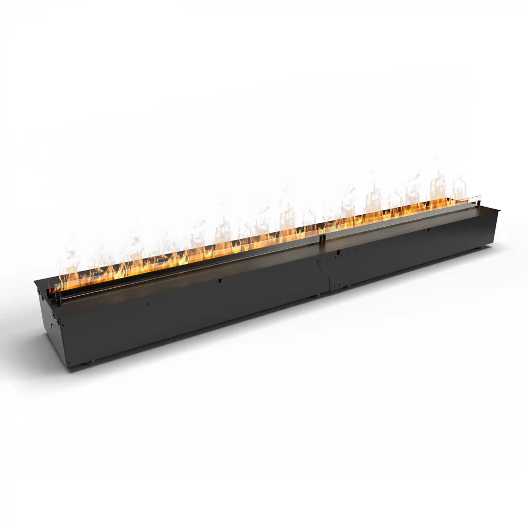 Cool Flame 2000 Einsatz | Planika Fires | Wasserdampf Brenner | Schwarz