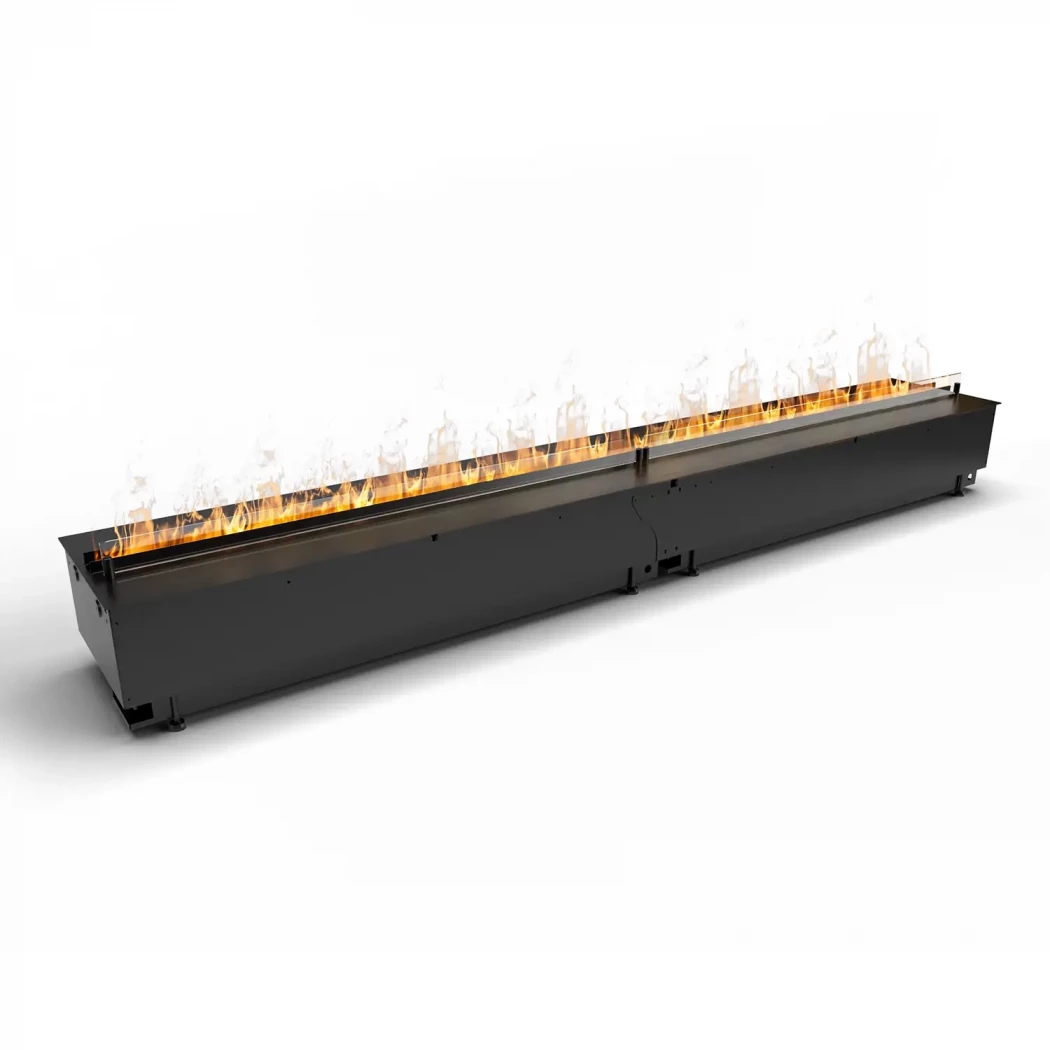 Cool Flame 2000 Pro Einsatz | Planika Fires | Wasserdampf Brenner | Schwarz