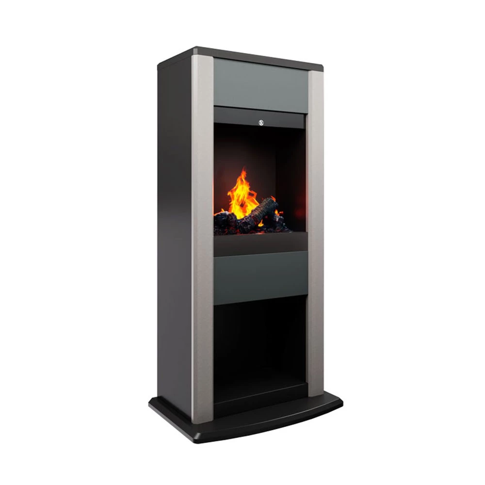 Cubic Wasserdampf Kamin | Dimplex | Freistehender Wasserdampf Kamin | Anthrazit , Schwarz
