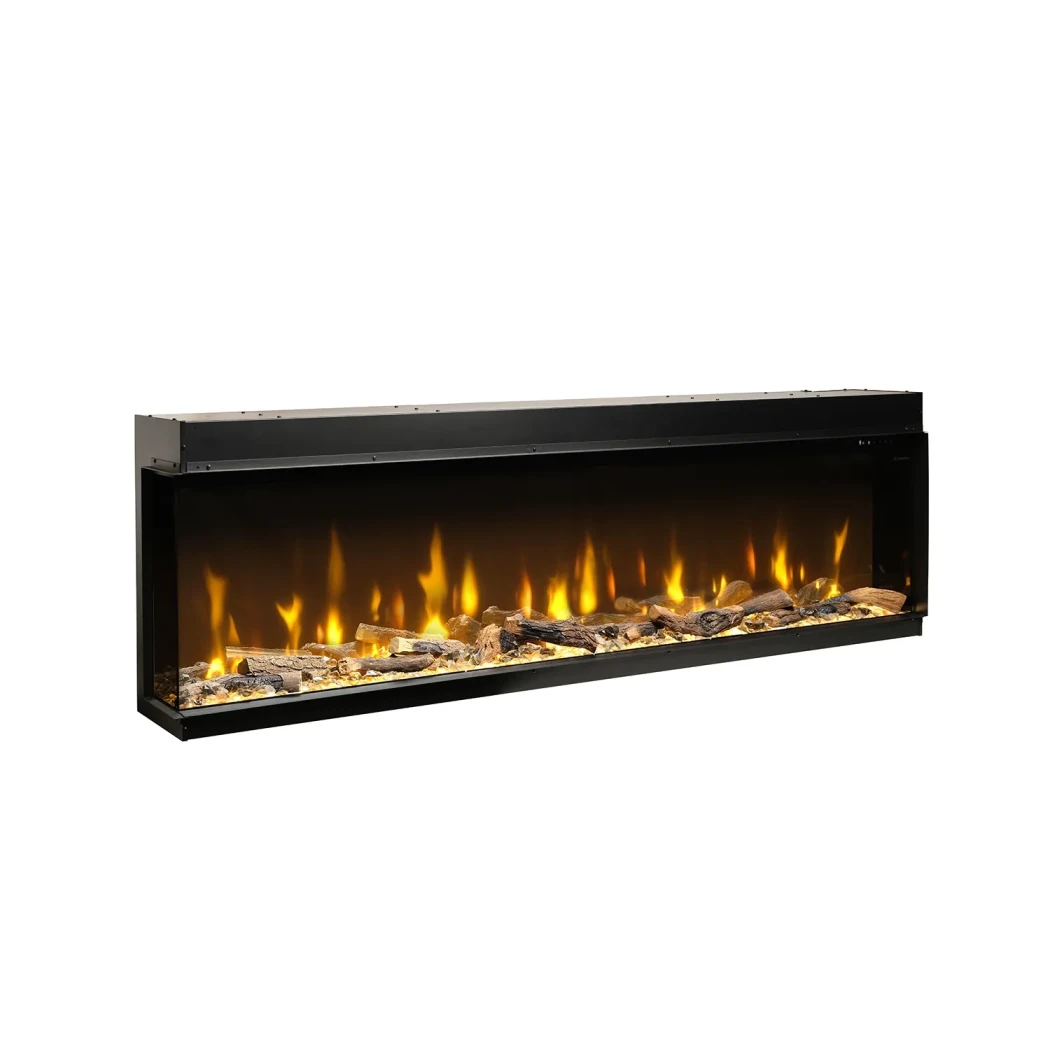 Ignite Bold 74 - 188 cm Elektro Einbaukamin | Dimplex | Elektro Tunnel Einbaukamin , Elektro Kamineinsatz Frontöffnung , 3-seitiger Elektro 