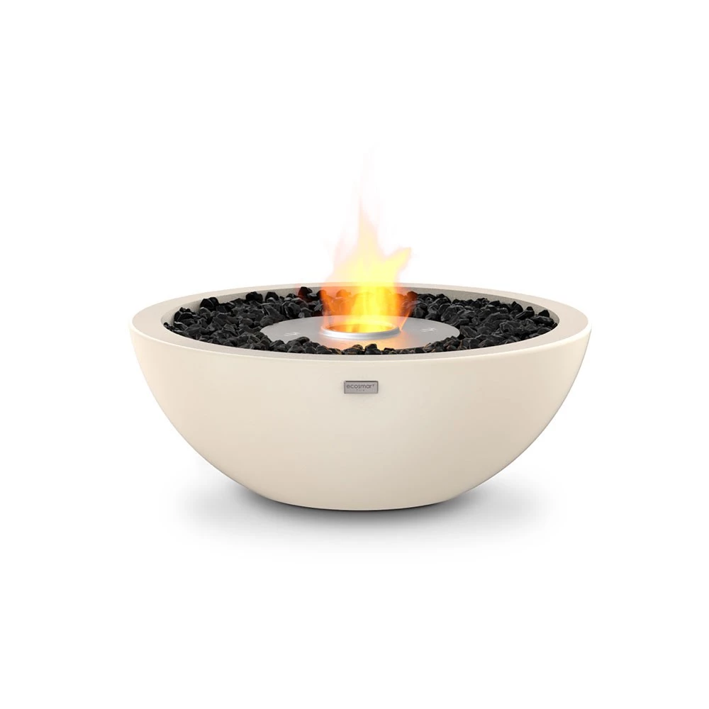 Mix 600 Outdoor Ethanol Kamin | EcoSmart Fire | Outdoor bioethanol firepalce | Weiß , Schwarz , Grau