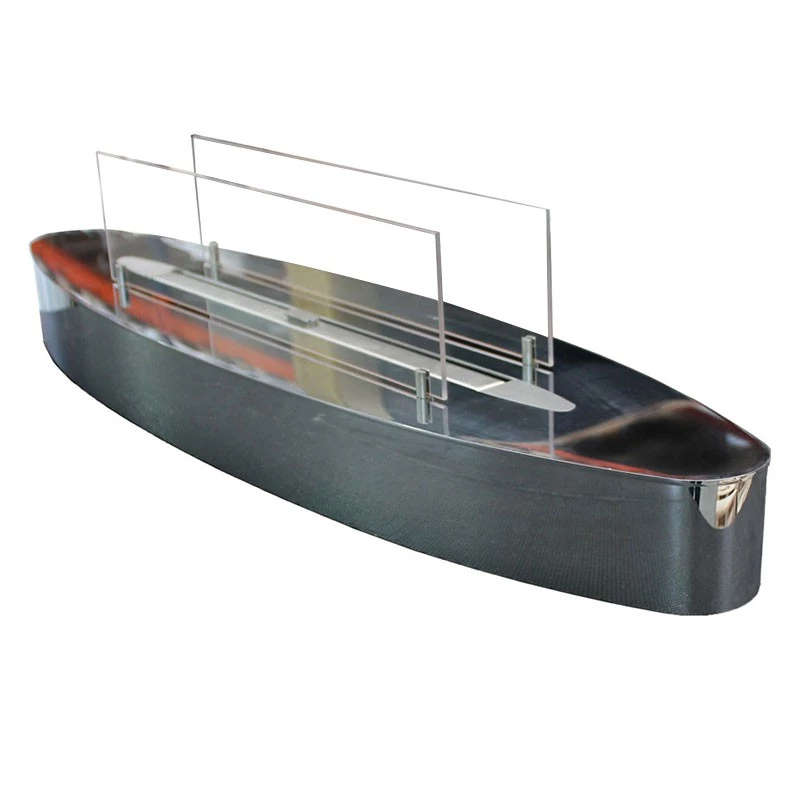 Moderner Bioethanol Tischkamin von ebios-fire - Elipse Base