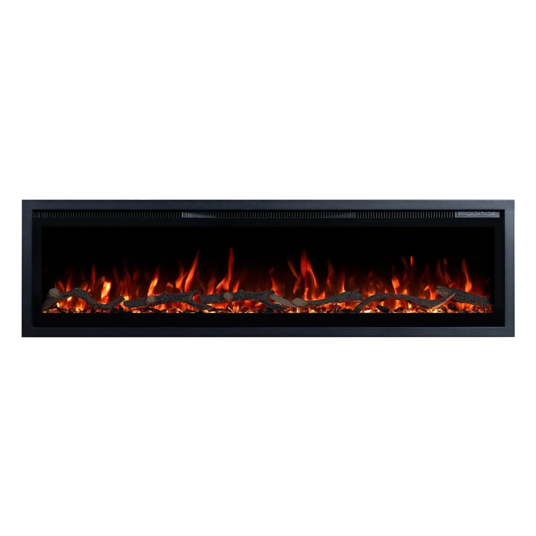 Regal 126 Elektrokamin | Emotion Flame | 900W / 1800W | Knistern | App-Steuerung | Anpassbare Flammenfarben | Wandmontage, eingebaut, freistehend
