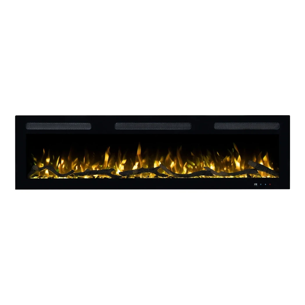 Monarch – Elektrischer Kamin - Emotionflame - 127 cm breit - Wandmontage - Freistehend - Eingebaut