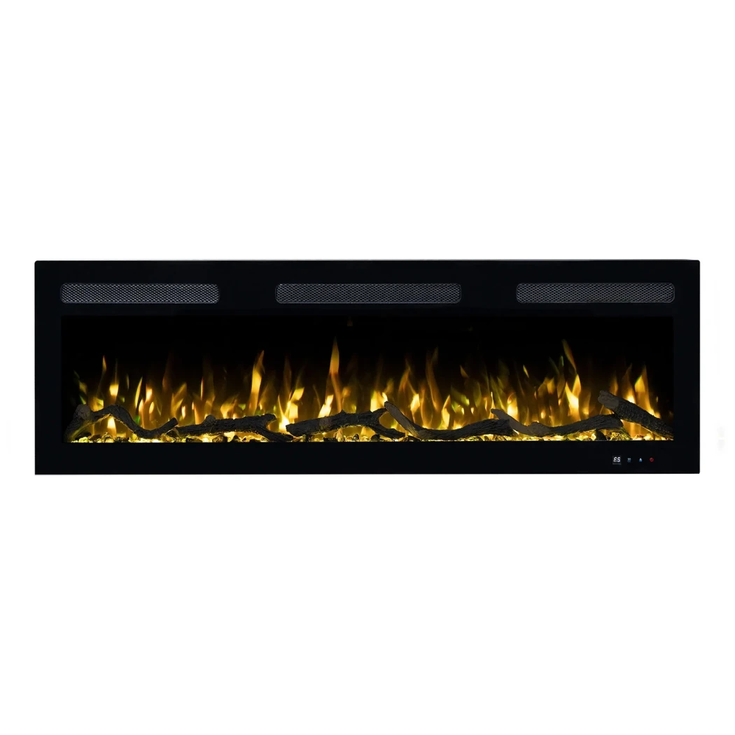 Monarch – Elektrischer Kamin - Emotionflame - 107 cm breit - Wandmontage - Freistehend - Eingebaut