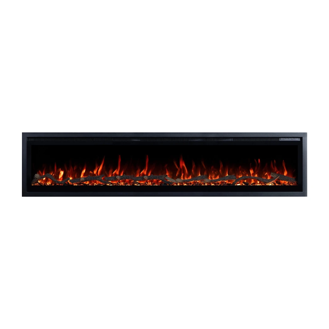 Regal 152 Elektrischer Kamin | Emotion Flame | 900W / 1800W | Knistern | App-Steuerung | Anpassbare Flammenfarben | Wandmontage, eingebaut, 