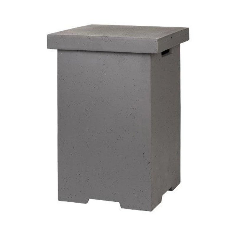 Verstecken Sie die Gasflasche mit einem Gehäuse in Taupe