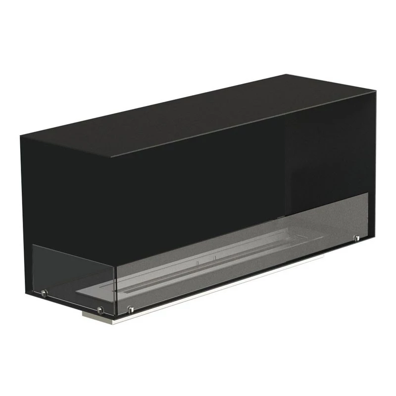 Foco Corner Left 1200 – Stylischer Bioethanol Eckkamin – Einbau Design – Schafft eine moderne und gemütliche Atmosphäre