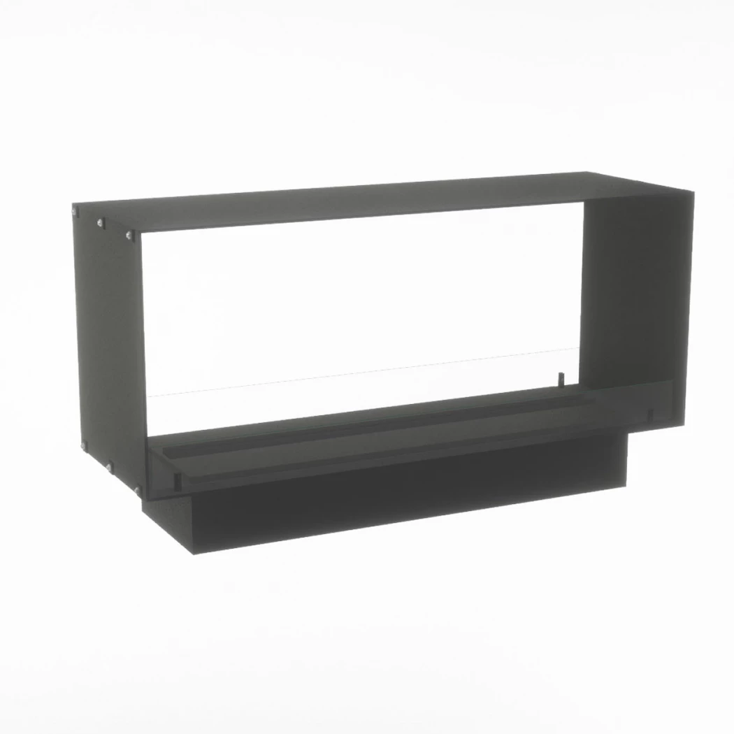Foco Myst Two 1200 | Foco | Wasserdampf Tunnel Einbaukamin | Schwarz