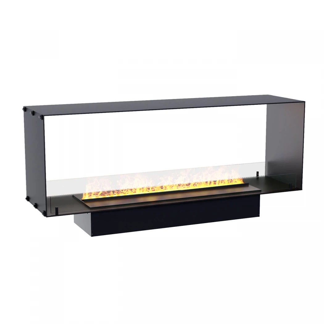 Foco Myst Two 1500 | Foco | Wasserdampf Tunnel Einbaukamin | Schwarz