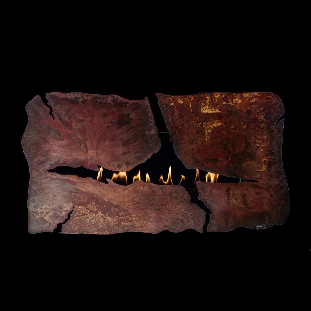 Apollo IV – Corten Rost | GlammFire | Bioethanol Wandkamin | Corten (Rost)