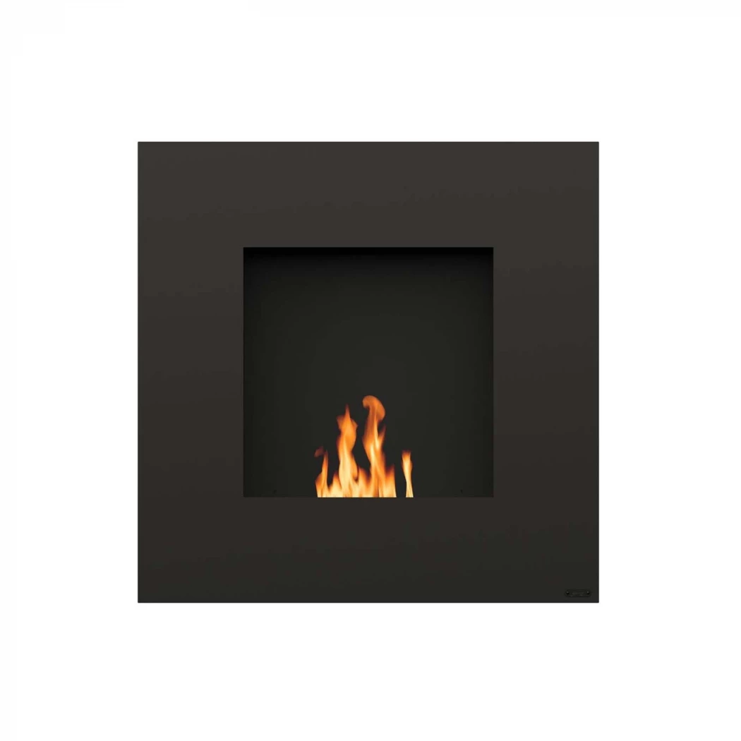 Lotus – Schwarz | GlammFire | Bioethanol Wandkamin | Schwarz