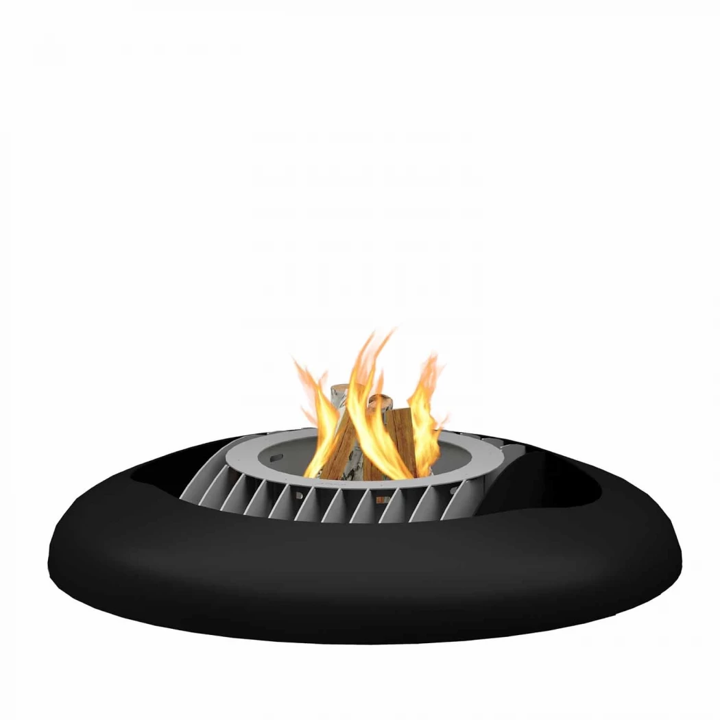 Mime – Schwarz | GlammFire | Outdoor Feuerschale | Schwarz