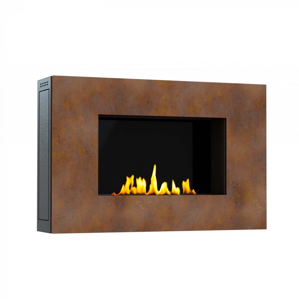 Mito Small – Corten Rost | GlammFire | Bioethanol Wandkamin | Corten (Rost)