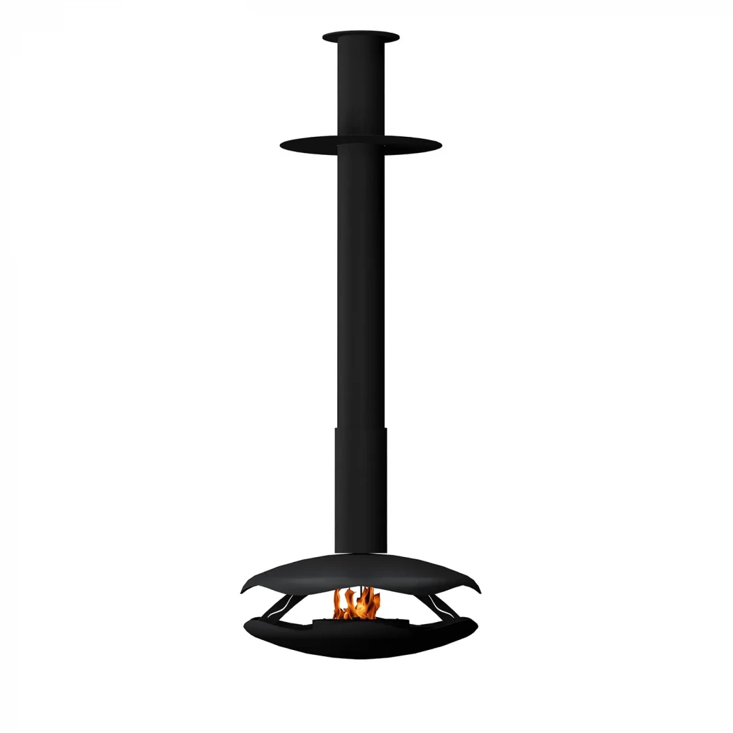 Perola - Schwarz | GlammFire | Ethanol Hängekamin | Schwarz