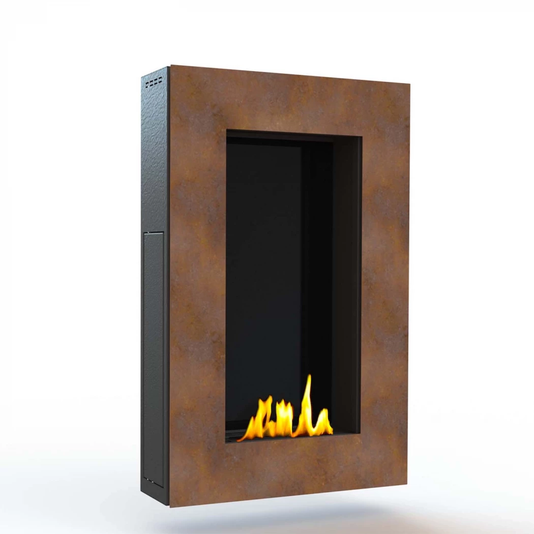 Tango – Corten Rost | GlammFire | Bioethanol Wandkamin | Corten (Rost)