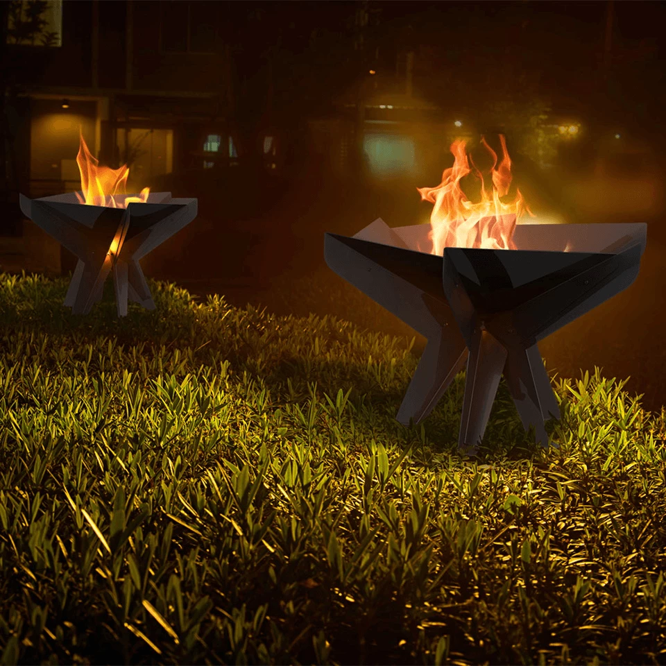 Halden Einzigartige Feuerstelle | | Outdoor Feuerschale | Schwarz
