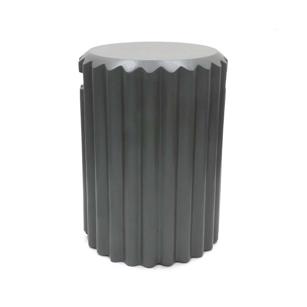 Enclosure Rib Smokey Anthrazit Gasflaschenabdeckung von Happy Cocooning – Gerippter Verbundstoff 41cm Außen-Gasflaschenlagerung